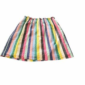J.Crew linen blend Striped Mini Skirt Size 2